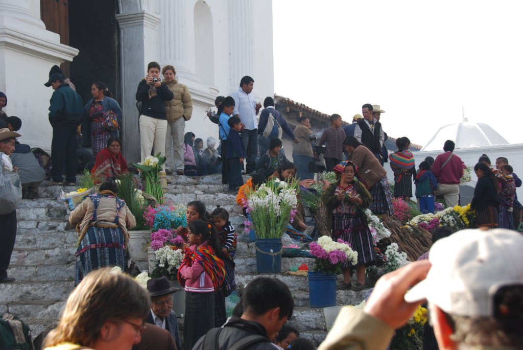 On y vend des fleurs, pour l'église
