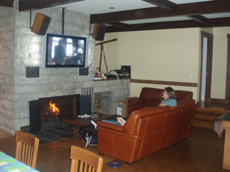 Le foyer et la tv