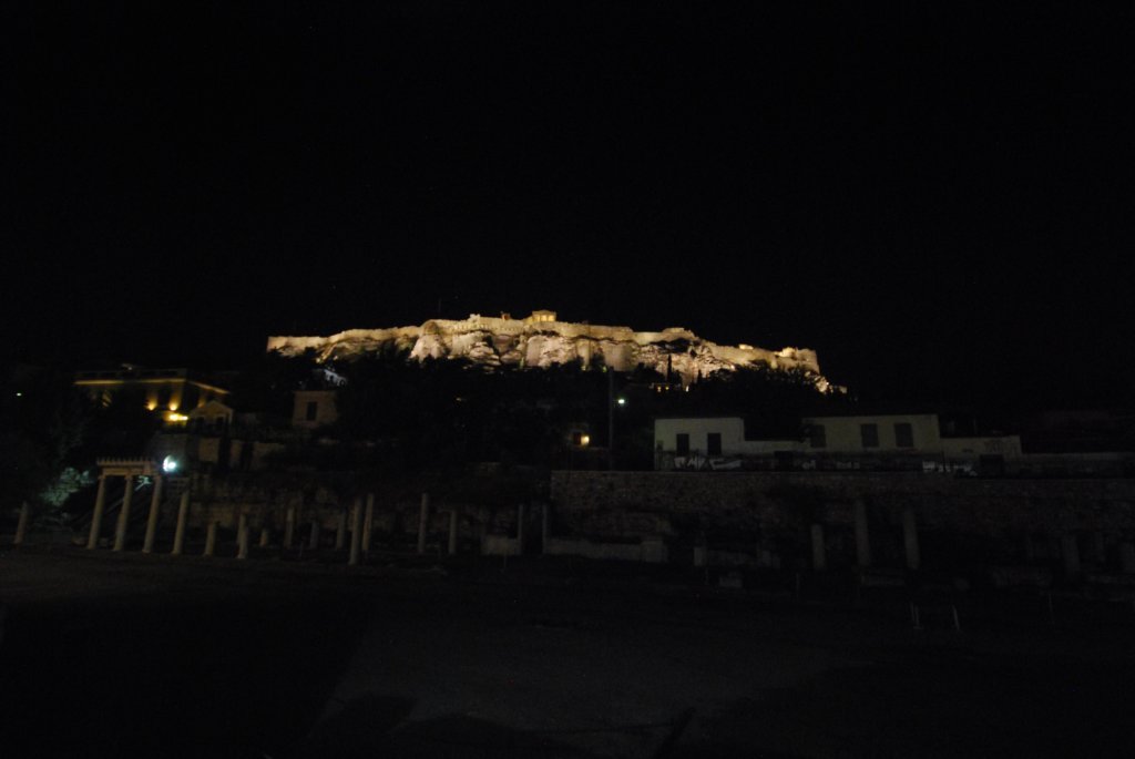 L'Acropole de nuit