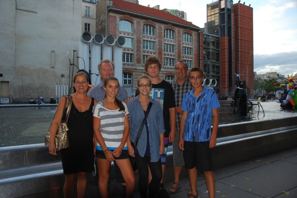 Au retour, on a une surprise, mon frère Gilles et sa famille
