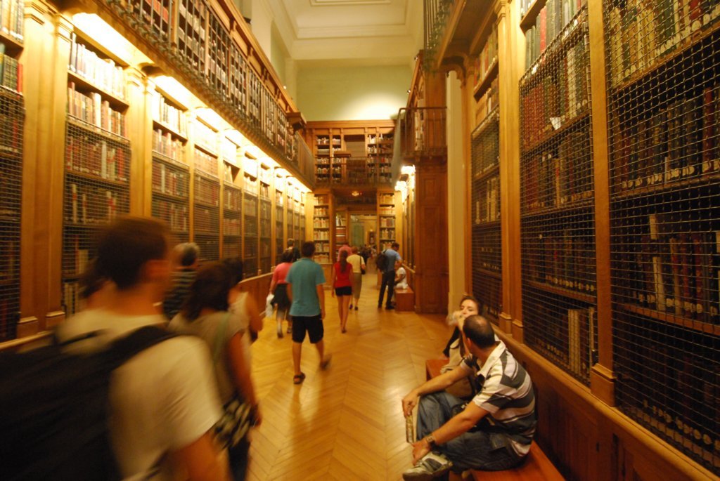 La bibliothèque de l'Opéra