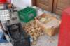 Espace de travail du cuisinnier lorsqu'il épluche ses patates