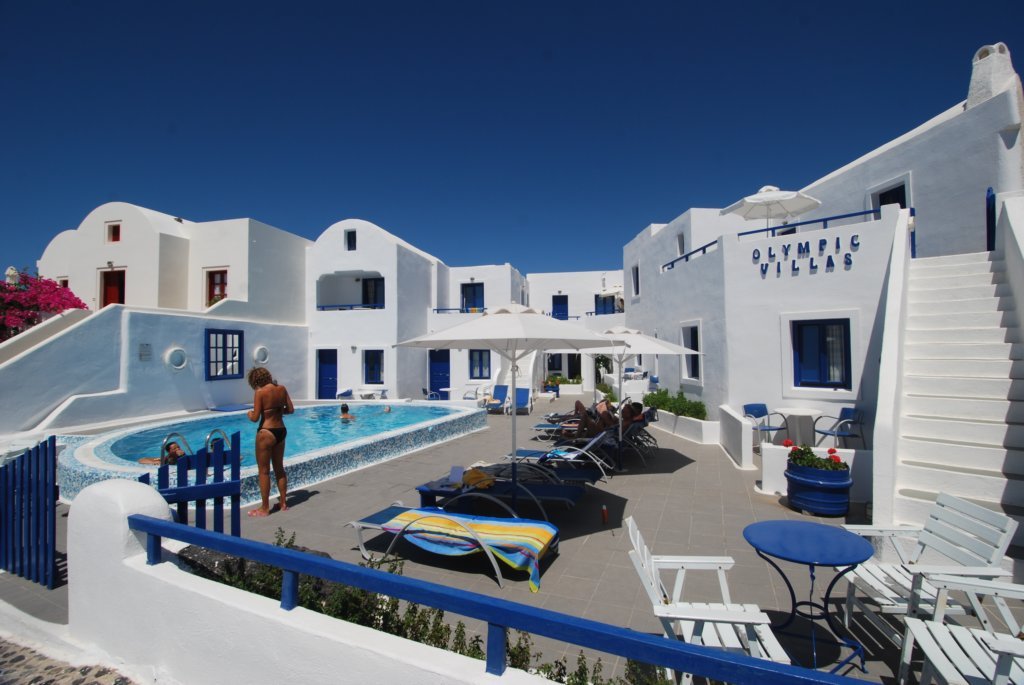 Villas sur le bord su sentier