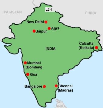 Les deux derniers jours seront pour prendre contact avec l'Inde.