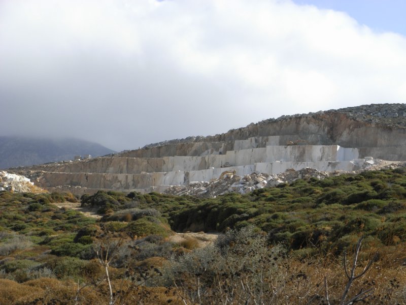 Jour 8, les carrières de marbre à Naxos