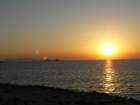 Premier coucher de soleil à Naxos