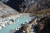 Croisement de deux vallées et d'un gllacier