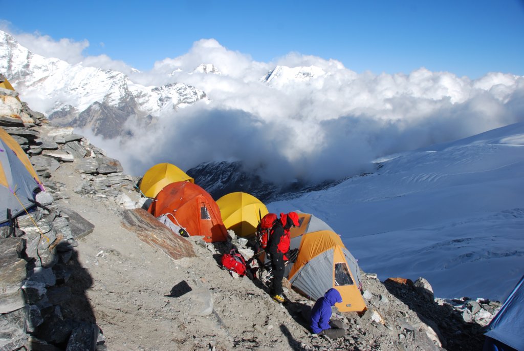 High Camp à 5700m(2)