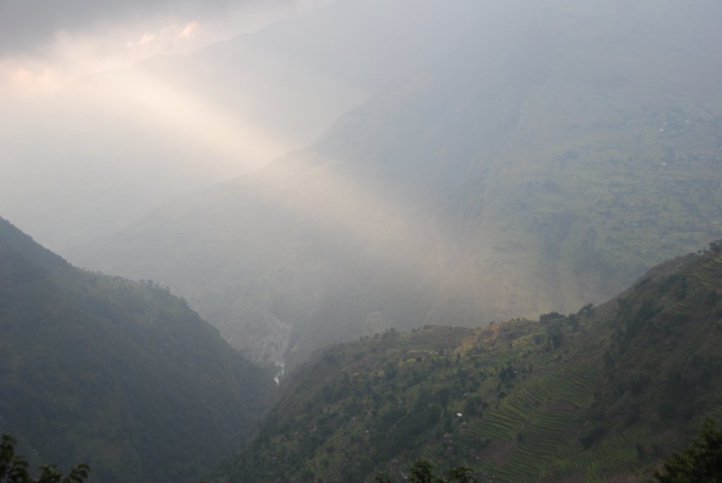 Le soleil perce les nuages