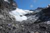 On approche du glacier