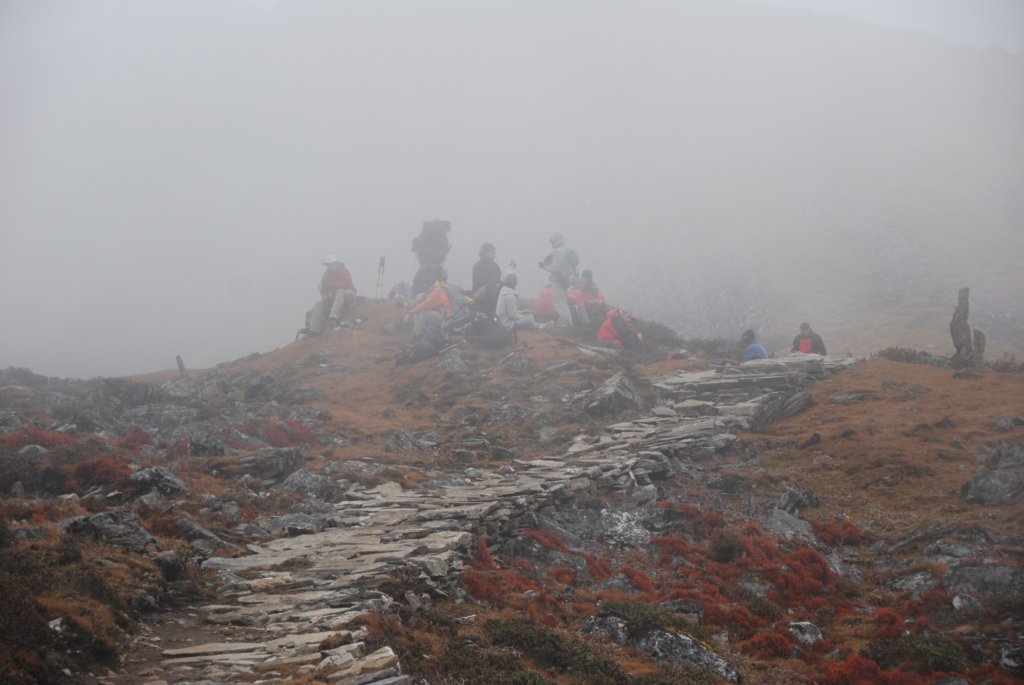 Pause dans les nuages