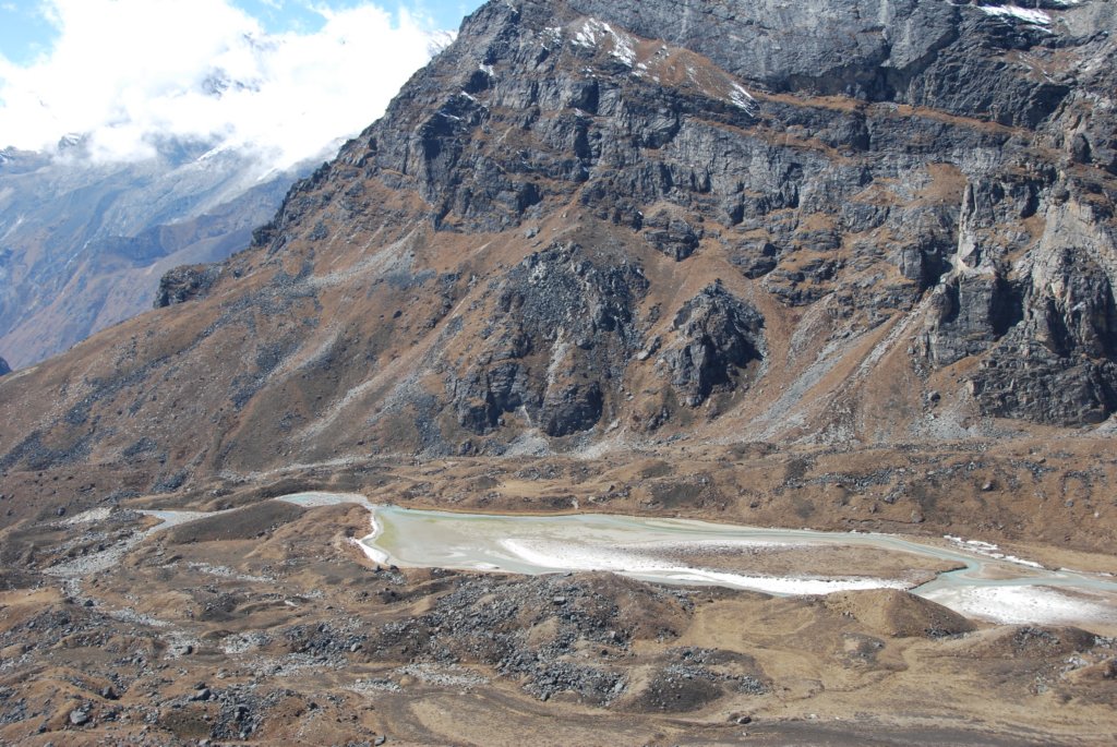 Vue du camp de base