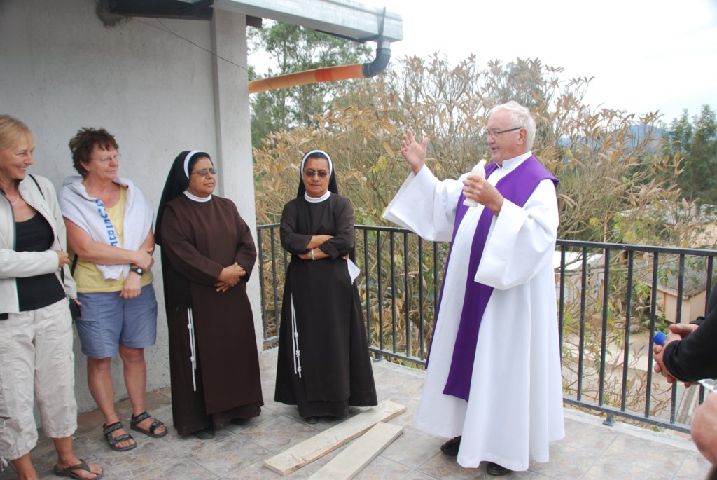 Inauguration et bénédiction de la terrase